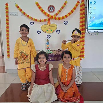 Kindergarten Janmasthami celebrations